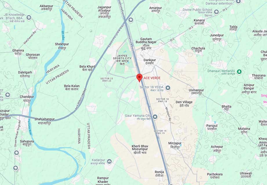 Ace Verde New Launch Project Location